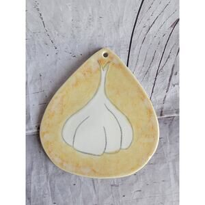 handmade garlic veggie tile Wall Art Farmhouse Core Countrycore Read